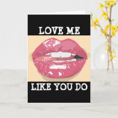 FÜR DIE ROMANTISCHE KARTE, LIEBE WIE SIE. KARTE (Gelbe Blume)