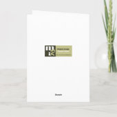 Für die Schwiegertochter am Muttertag der Kunst Karte (Rückseite)