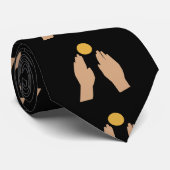 Für die Sonne gewartet Krawatte (Gerollt)