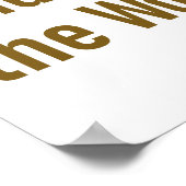 Für die Stärke des Pakets - Einheitssatz Poster (Ecke)