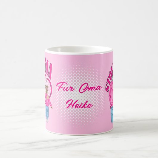 Für die stolze Oma Motiv Oma mit Enkelin Tasse (Mittel)