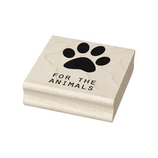 Für die Tiere Gummistempel (Stempel)