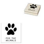 Für die Tiere Gummistempel (Stempel)