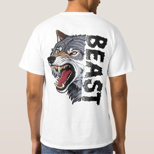 FÜR DIE TIERFREUNDE T-Shirt (Rückseite)