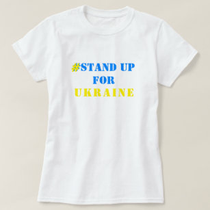 # Für die Ukraine eintreten - Freiheit - ukrainisc T-Shirt