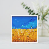 Für die Ukraine - Mini-Print (Stehend Vorderseite)