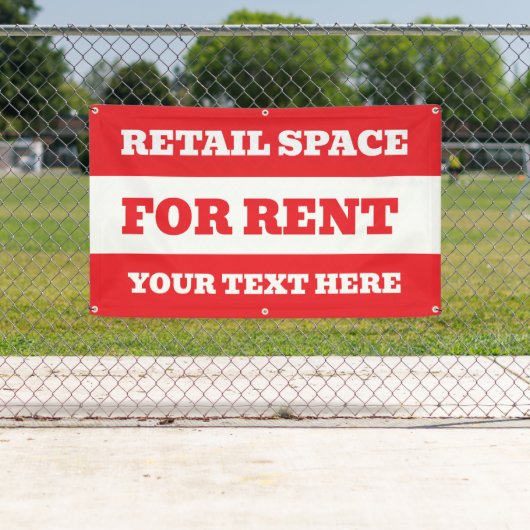 Für die Vermietung eines benutzerdefinierten bearb Banner (Insitu)