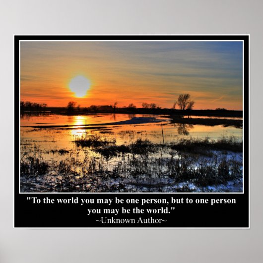 Für die Welt.......... Poster (Vorne)