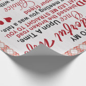 Für die wunderbare Ehefrau, die ich kannte, dass e Geschenkpapier (Ecke)