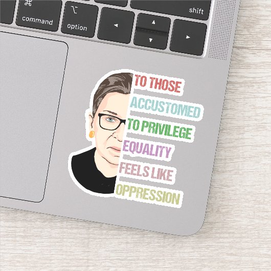 Für diejenigen, die sich an Privileg-Equality-Feel Aufkleber (Detail)