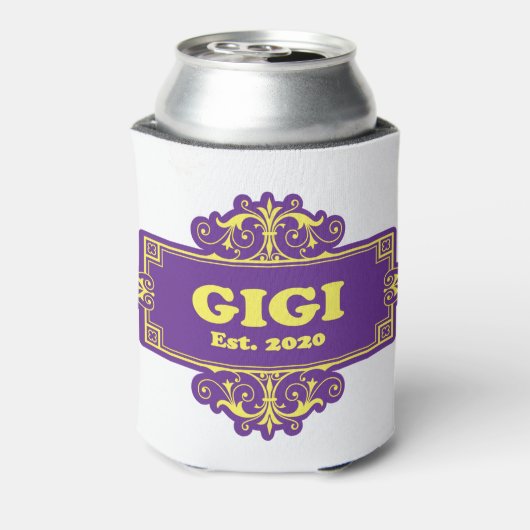 Für diese Sonderaktion "GiGi 2020" Dosenkühler (Kanne Rückseite)