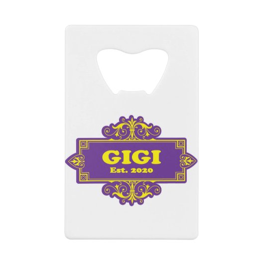 Für diese Sonderaktion "GiGi 2020" Geldbeutel Flaschenöffner (Vorderseite)