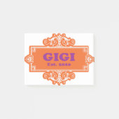 Für diese Sonderaktion "GiGi 2020" Post-it Klebezettel (Vorderseite)