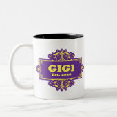 Für diese Sonderaktion "GiGi 2020" Zweifarbige Tasse (Links)
