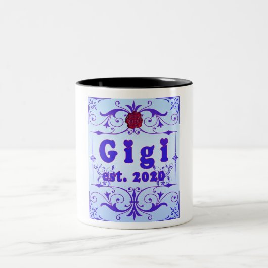 Für diese Sonderaktion "GiGi 2020" Zweifarbige Tasse (Mittel)