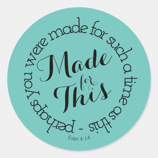 Für diesen klassischen Rundaufkleber hergestellt Runder Aufkleber (Vorderseite)