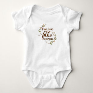 Für diesen Sohn betete ich Christlicher Babymove Baby Strampler