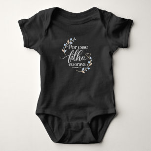 Für diesen Sohn betete ich Christlicher Babymove Baby Strampler