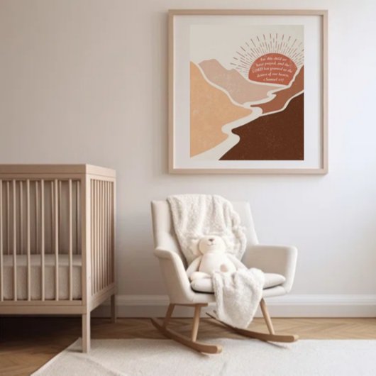 Für dieses Kind beten wir die Kunst des Kinderzimm Poster