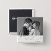 Für dieses Kind betete ich - 1 Samuel 1:27 Button (Vorne & Hinten)