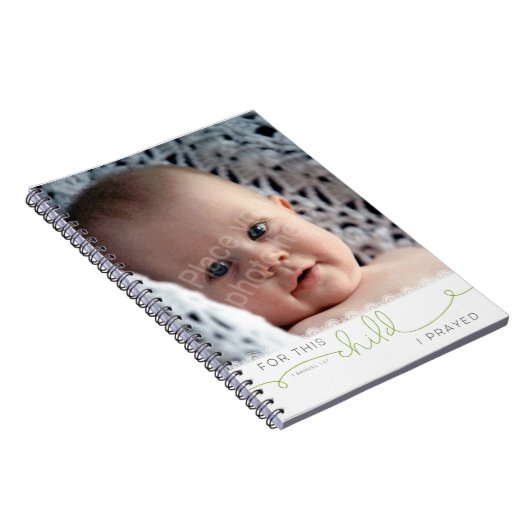 Für dieses Kind betete ich - 1 Samuel 1:27 Notizblock (Rechte Seite)