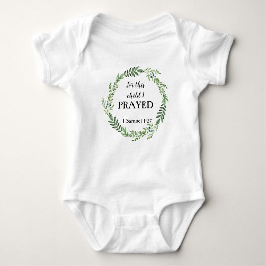 Für dieses Kind betete ich Baby-Bodysuit Baby Strampler (Vorderseite)