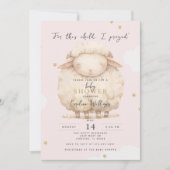 Für dieses Kind betete ich das religiöse Pink Lamm Einladung