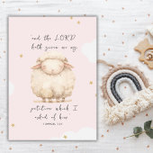 Für dieses Kind betete ich das religiöse Pink Lamm Einladung