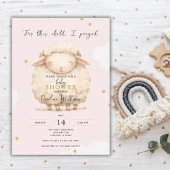 Für dieses Kind betete ich das religiöse Pink Lamm Einladung