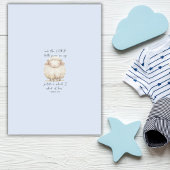 Für dieses Kind betete ich die Schrift Blue Lamb B Einladung
