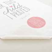 Für dieses Kind betete ich im Rosa Sherpadecke (3/4)