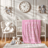 Für dieses Kind betete ich personalisierte Babydec Sherpadecke