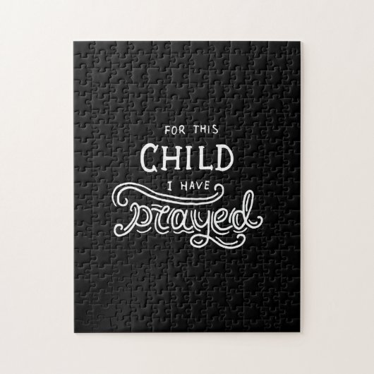 für dieses Kind habe ich gebetet Puzzle (Vertikal)