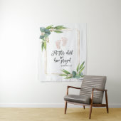 Für dieses Kind haben wir Bibelverse betet Wandteppich (Beispiel)