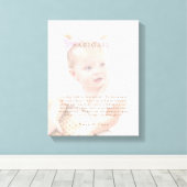 Für dieses Kind haben wir Foto betet Leinwanddruck (Insitu (Holzboden))