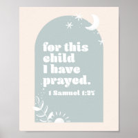 Für dieses Kind haben wir gebetet. -1 Samuel 1:27 