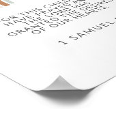 Für dieses Kind haben wir gebetet, 1 Samuel 1 27 Z Poster (Ecke)