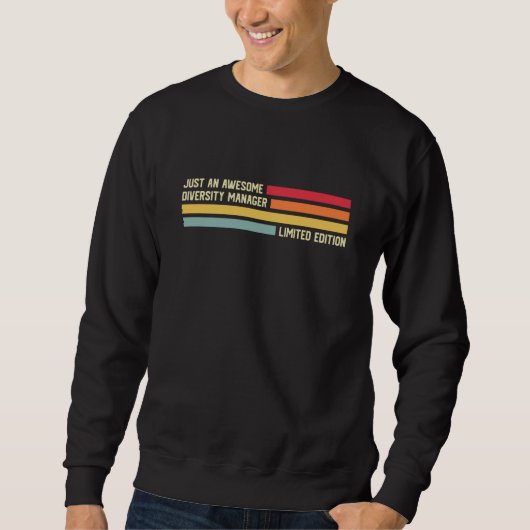 Für Diversity Manager Nur Ein Großartiger Diversit Sweatshirt (Vorderseite)