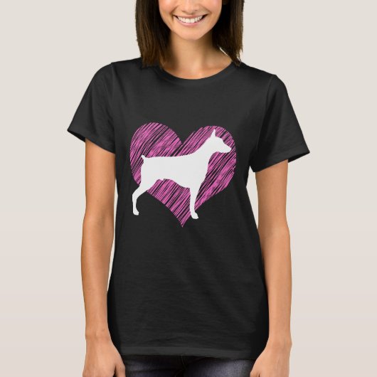 Für Doberman Dog Lovers I Liebe Doberman Dog   T-Shirt (Vorderseite)