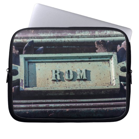 Für echte Römer und Rom-Fans! Laptopschutzhülle (Vorderseite)