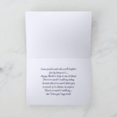 Für Ehefrau am Muttertag Grußkarte Karte (Innenseite)