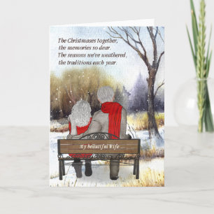 für Ehefrau Seniorenpaar Weihnachten Winter