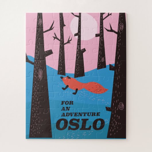 Für ein Abenteuer in Oslo Puzzle (Vertikal)