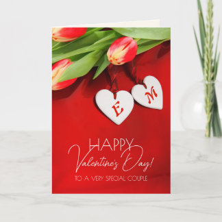 Für ein besonderes Paar am Valentinstag Feiertagskarte