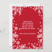 Für ein besonderes Paar zu Weihnachten Grußkarten (Rückseite)