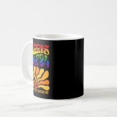 Für ein glänzendes Morgen Boho Ästhetik Kaffeetasse (Vorderseite Links)