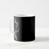 Für ein glänzendes Morgen Boho Ästhetik Kaffeetasse (Vorderseite Links)