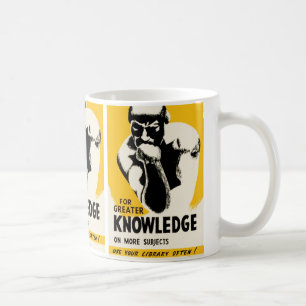 Für ein größeres Wissen Kaffeetasse