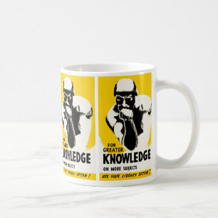 Für ein größeres Wissen Kaffeetasse