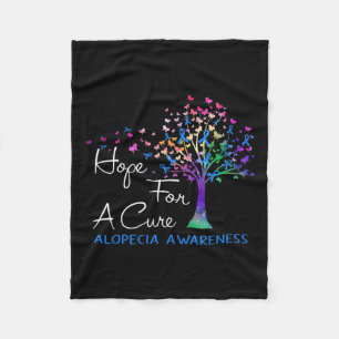 Für ein Heilmittel Alopezie Aufklärung Tree Band Fleecedecke